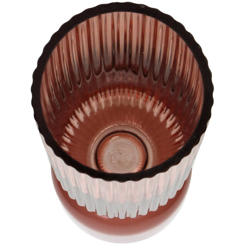 Vase Glass Peach