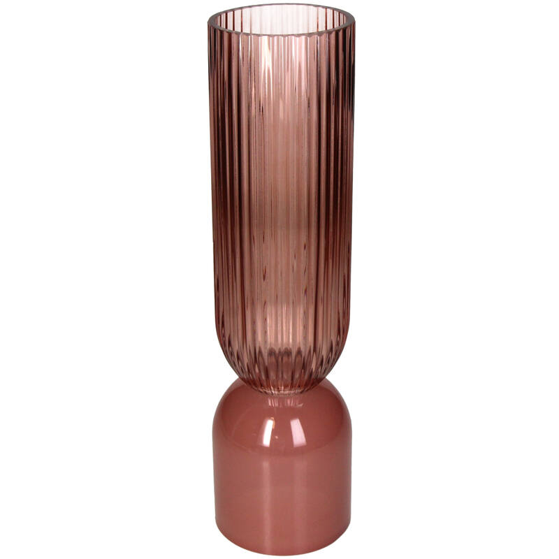 Vase Glass Peach