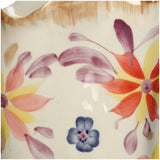Vase Flowers Fine Earthenware Multi