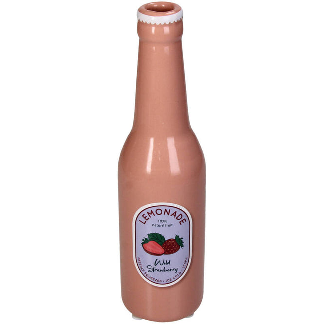 Vase Lemonade Strawberry Bottle Fine Earthenware