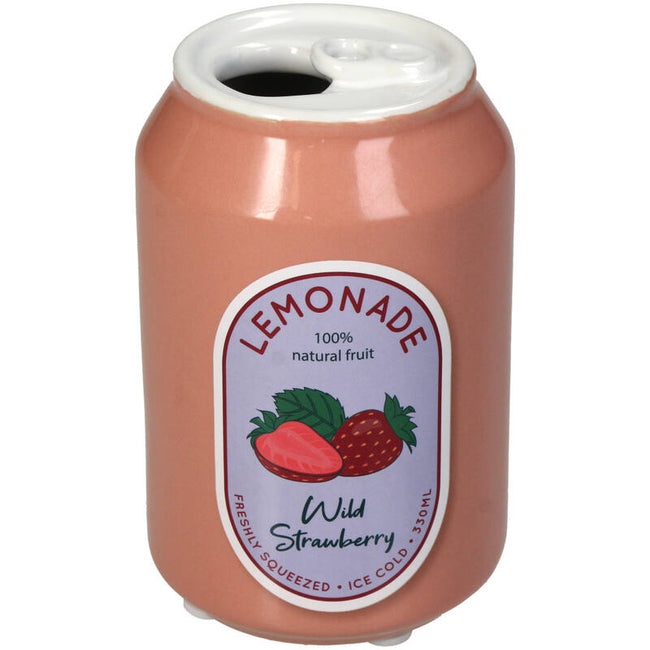 Vase Lemonade Strawberry Can Fine Earthenware Multi