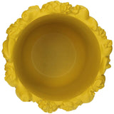 Planter Fruits Concrete Yellow 25x25x25cm