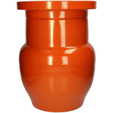 Orange Metal Table Kersten