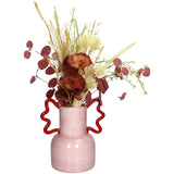 Vase Dolomite Pink 20.6x14.4x22cm