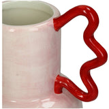 Vase Dolomite Pink 20.6x14.4x22cm