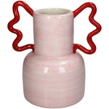 Vase Dolomite Pink 20.6x14.4x22cm
