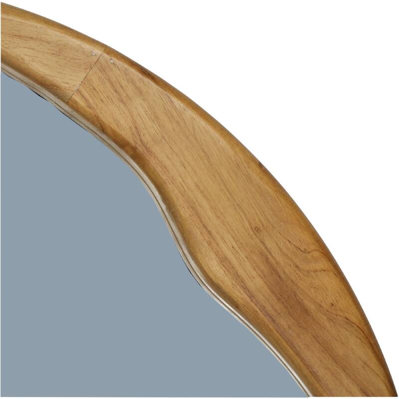 Mirror Rubberwood Natural 70x3x70cm