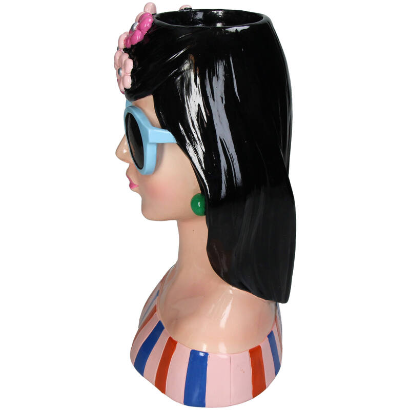 Vase Fashion Lady Polyresin Mix 23x15x30cm