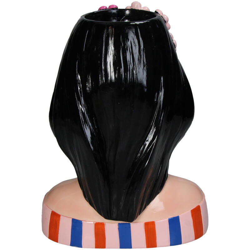 Vase Fashion Lady Polyresin Mix 23x15x30cm