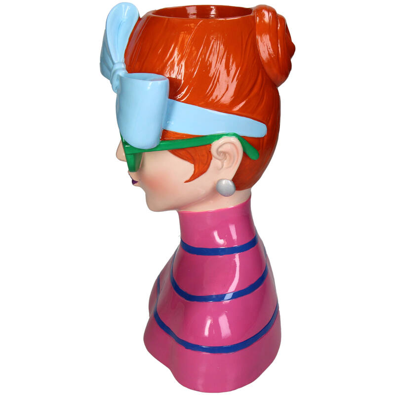Vase Fashion Lady Polyresin Mix 24x17x30cm