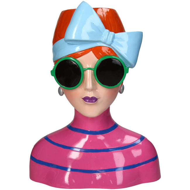 Vase Fashion Lady Polyresin Mix 24x17x30cm