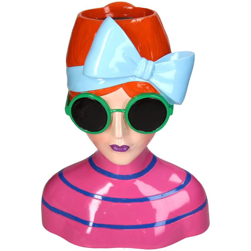 Vase Fashion Lady Polyresin Mix 24x17x30cm