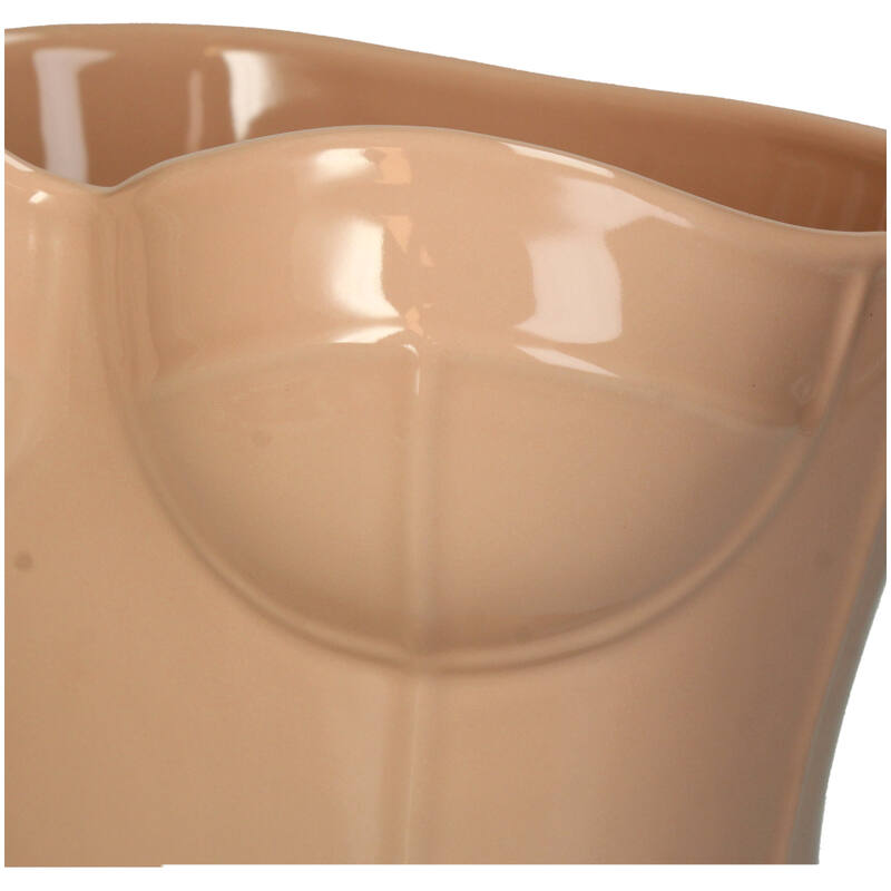 Vase Buste Fine Earthenware Peach 23.5x17x21cm