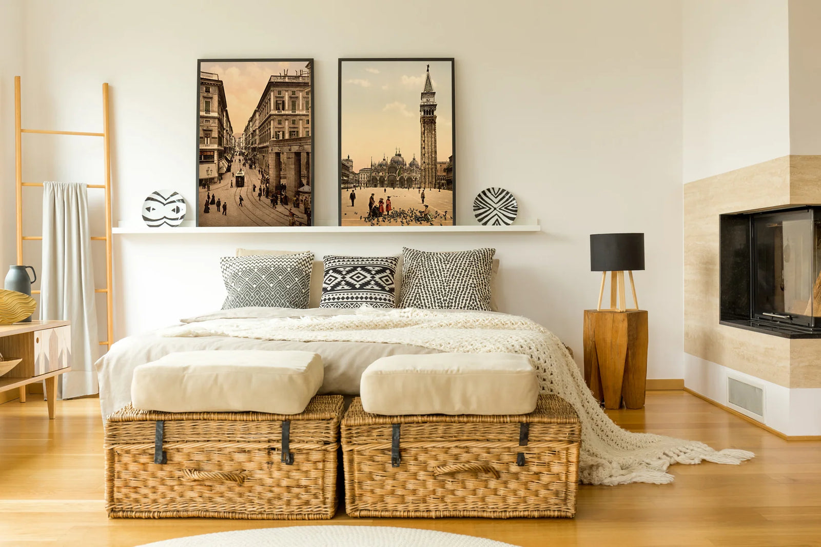 Genoa Italy 50x70 Oak Frame