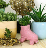 Planter Rollerskate Pink