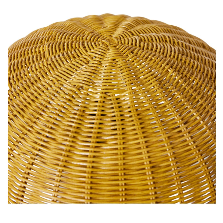 HKliving Rattan Table Lamp Mustard