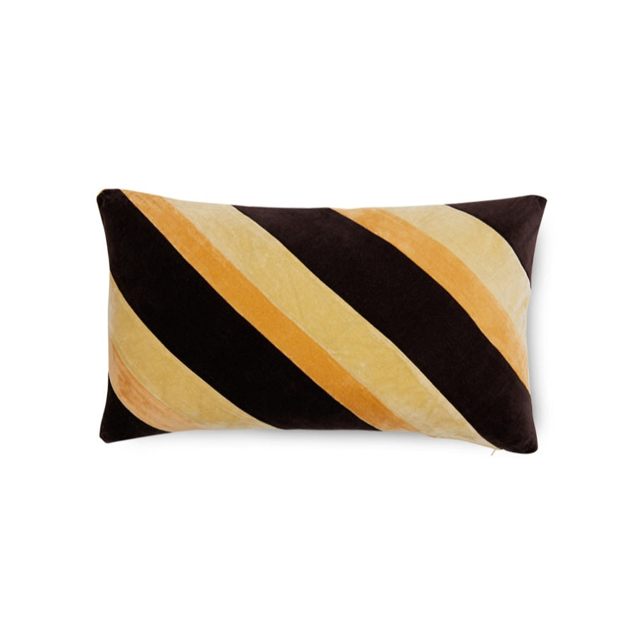 Striped Velvet Cushion Fame (60X35CM)