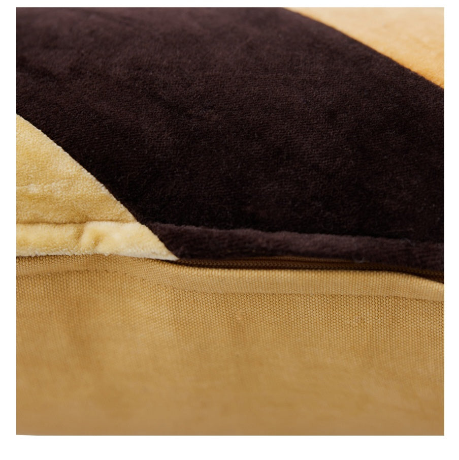 Striped Velvet Cushion Fame (60X35CM)