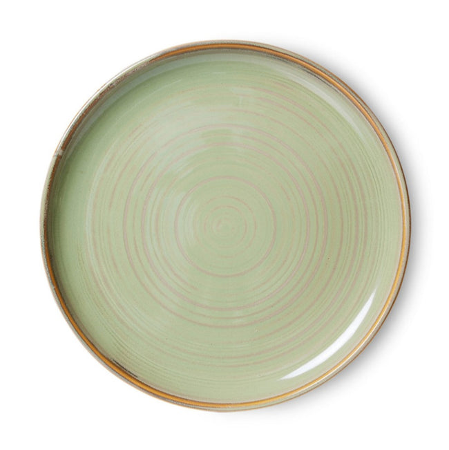 HKliving Dinner Plate Moss Green