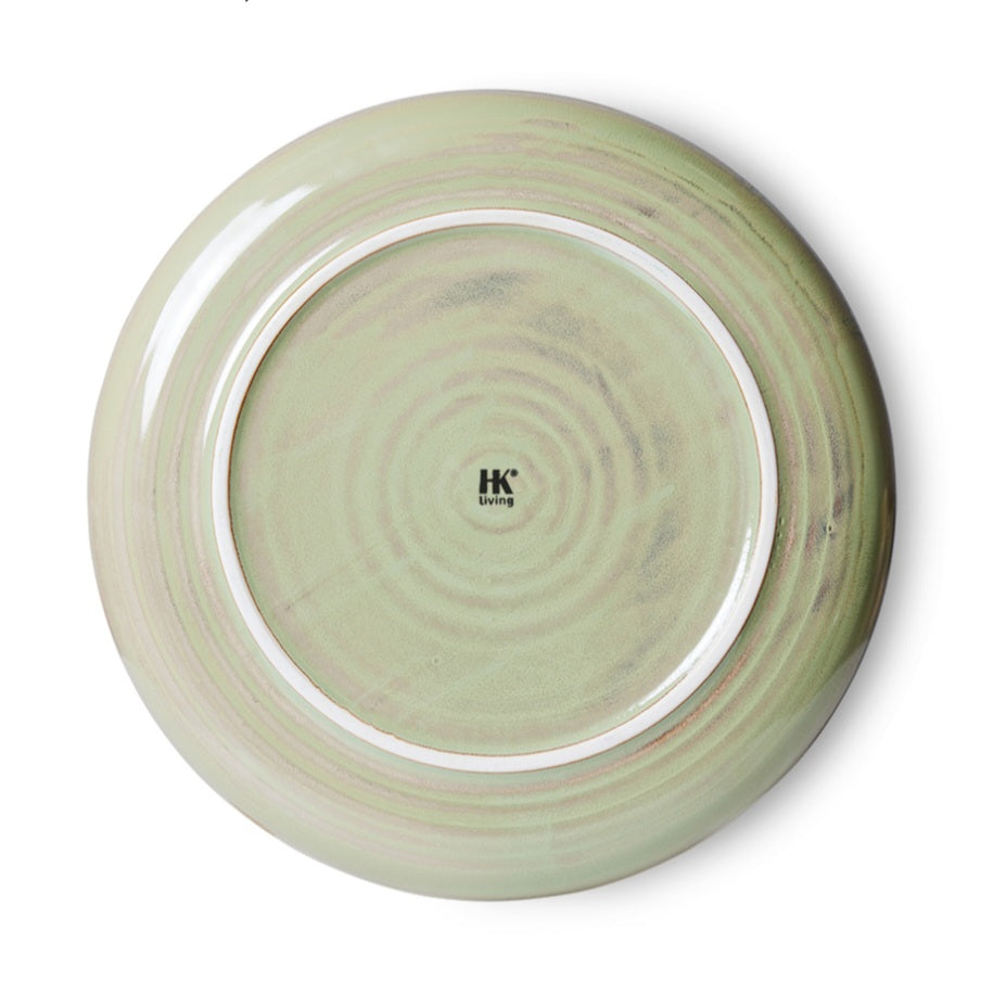 HKliving Dinner Plate Moss Green