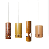 HKliving Ceramic Pendant Lamp Rosewood