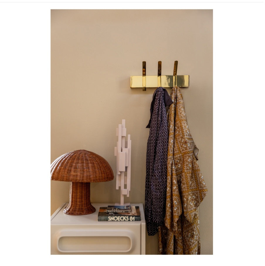 HKliving Rattan Table Lamp Natural