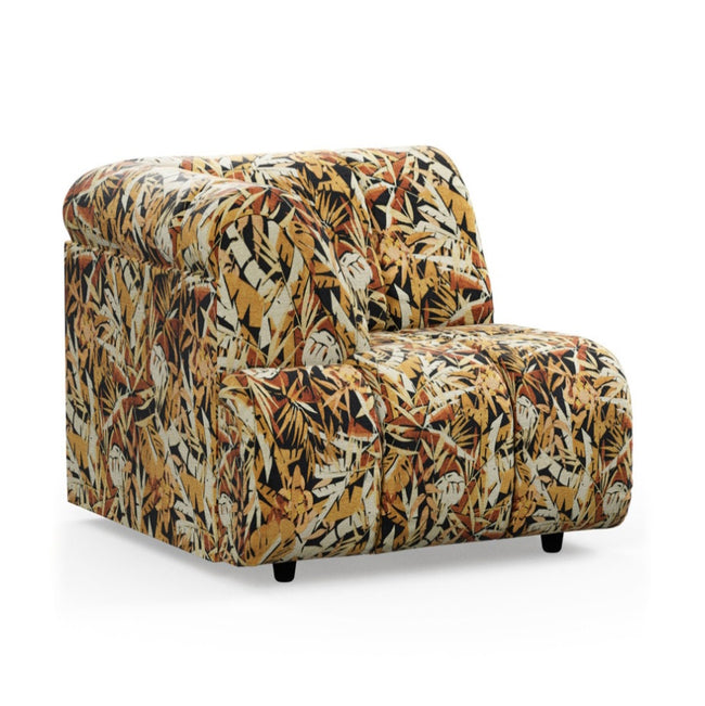 HKliving Wave Couch / Element Left High Arm / Printed Hoollywood