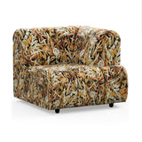HKliving Wave Couch / Element Right High Arm / Printed Hoollywood