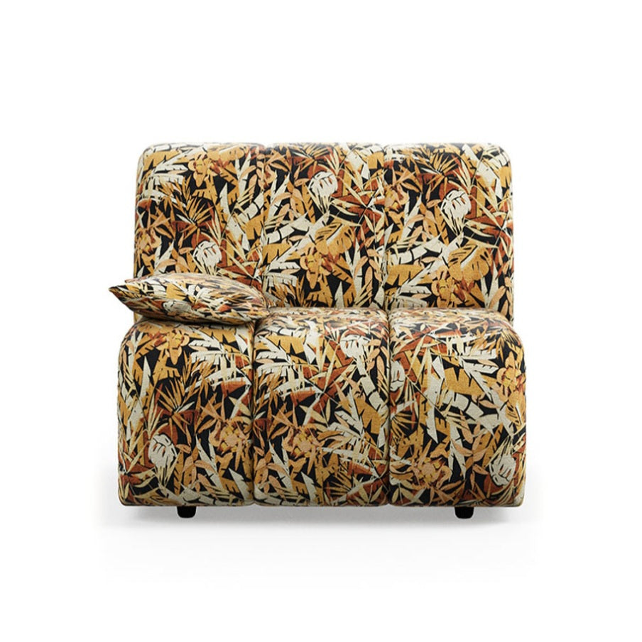 HKliving Wave Couch / Element Left Low Arm / Printed Hoollywood