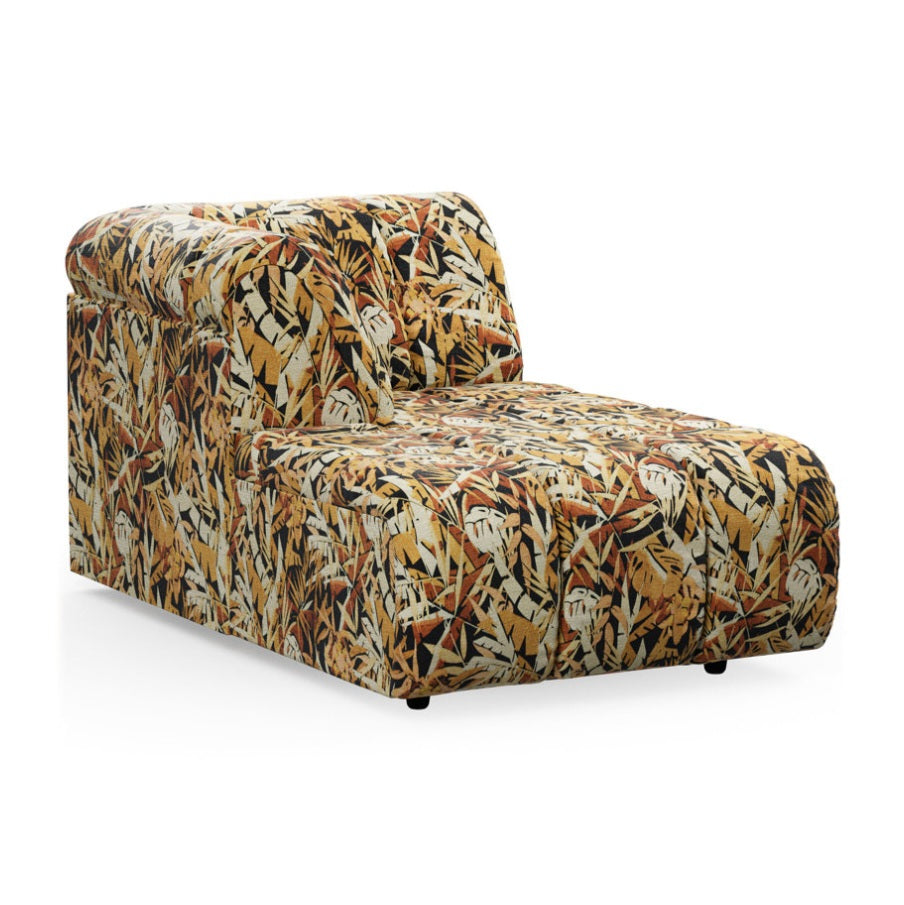 HKliving Wave Couch / Element Left Divan / Printed Hoollywood