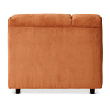 HKliving Wave Couch / Element Right Low Arm / Corduroy Rib / Dusty Orange