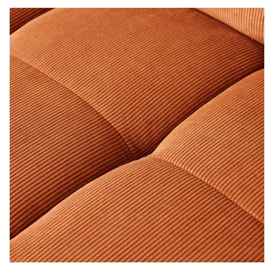 HKliving Wave Couch / Element Right Low Arm / Corduroy Rib / Dusty Orange