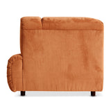 HKliving Wave Couch / Element Right High Arm / Corduroy Rib / Dusty Orange