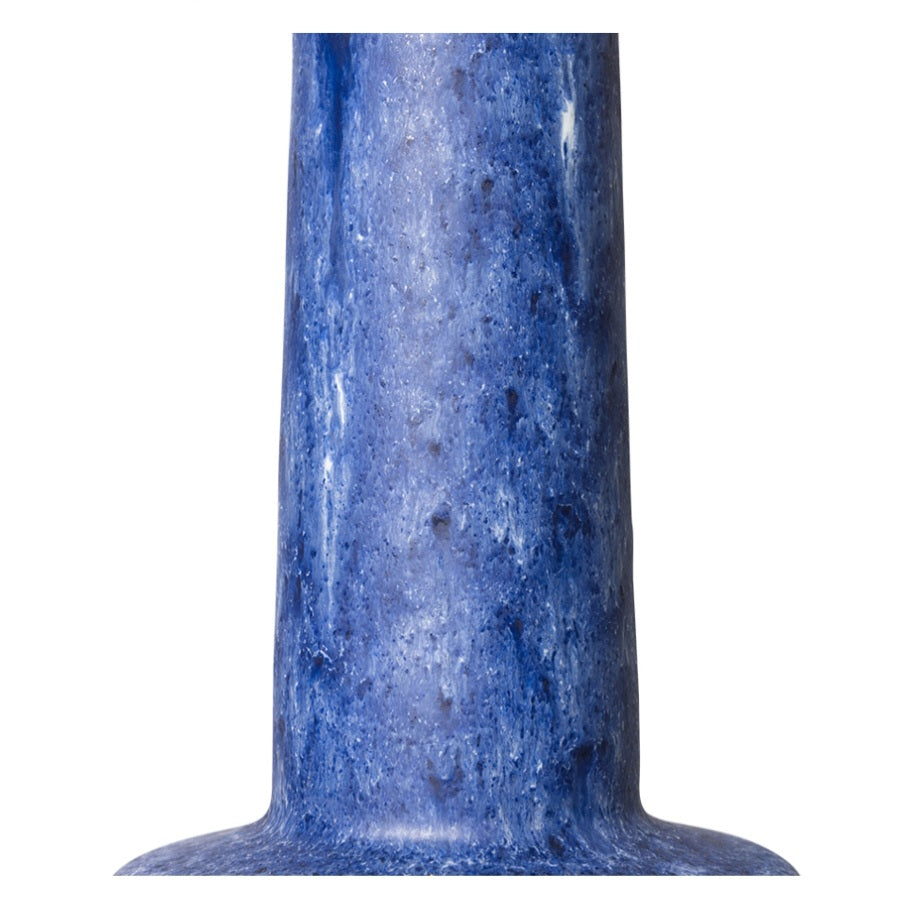HKliving Retro Stoneware Lamp Base Blue