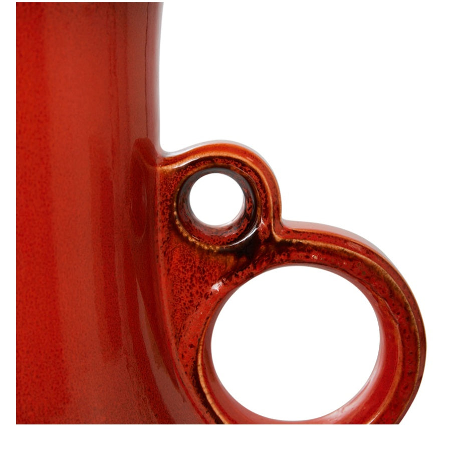 HKliving Grand Table Lamp Base Glazed Orange