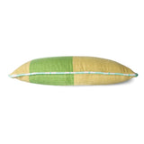 HKliving Hand Woven Wool Cushion Green (38x74)