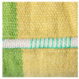 HKliving Hand Woven Wool Cushion Green (38x74)