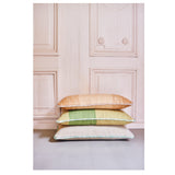 HKliving Hand Woven Wool Cushion Green (38x74)