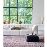 HKliving Hand Woven Wool Cushion Green (38x74)
