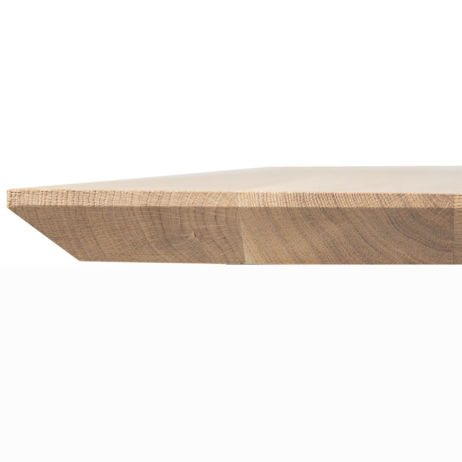 Solid Oak Shelton Dining Table / Tapered Edges