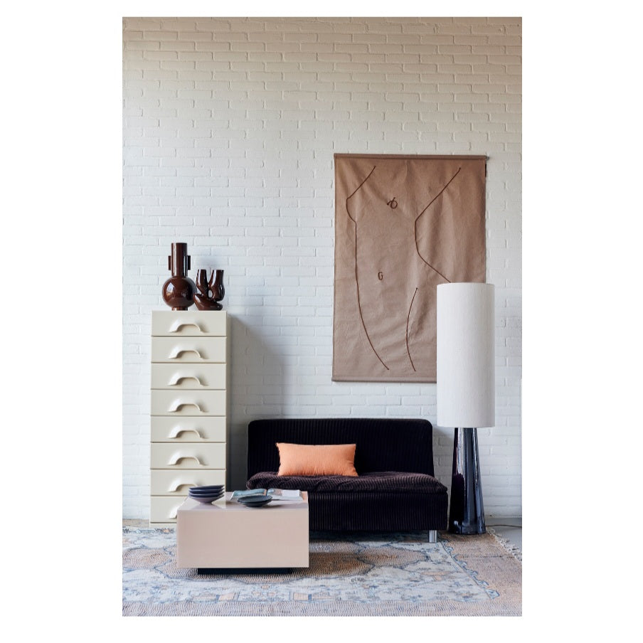 HKliving Ceramic Vase Espresso L