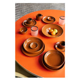 HKliving Chef Ceramics: Deep Plate L, Burned Orange