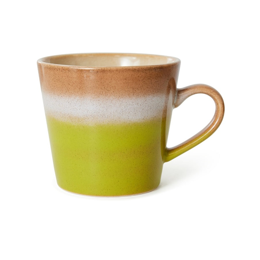 HKliving 70s Ceramics: Cappuccino Mug, Eclipse