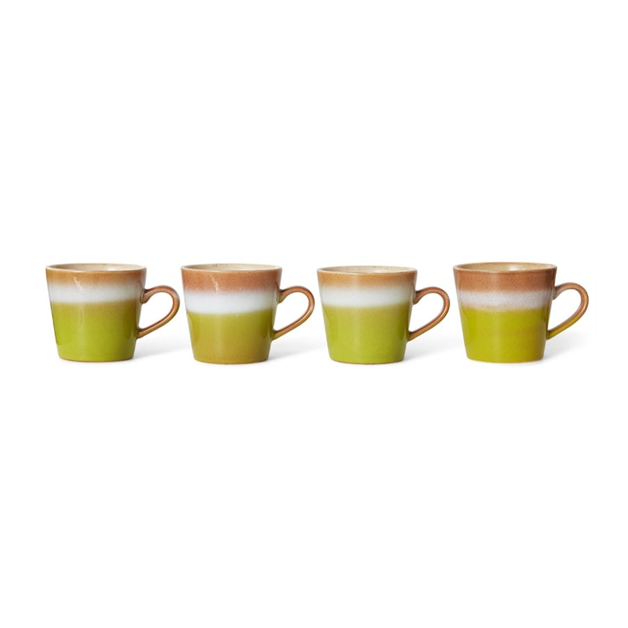 HKliving 70s Ceramics: Cappuccino Mug, Eclipse
