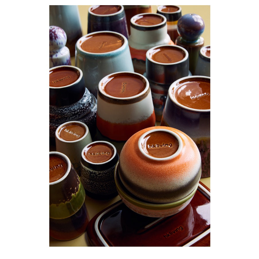 HKliving 70s Ceramics: Cappuccino Mug, Eclipse