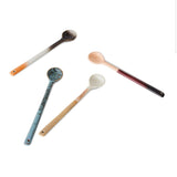 HKliving 70s Ceramics: Spoons L, Breeze (set of 4)