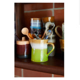 HKliving 70s Ceramics: Spoons L, Breeze (set of 4)