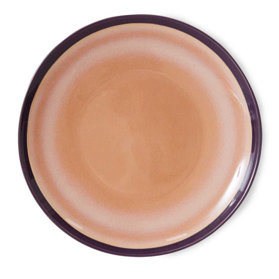 HKliving 70s Ceramics: Dinner Plates, Bedrock (set of 2)