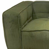 Cubic Studio Sofa Army Green Corduroy 3 Seater
