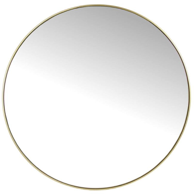 Round Mirror Gold 80cm